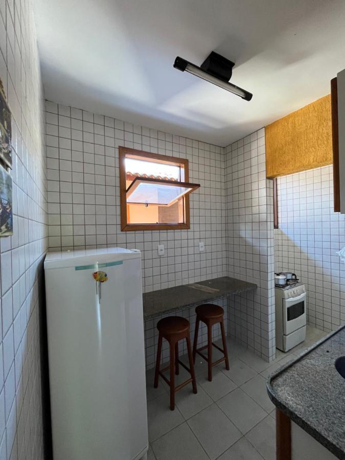 De Frente Pra Praia Apartamento Da Cris Taperapua - Condominio America Praia Flat ポルトセグロ エクステリア 写真