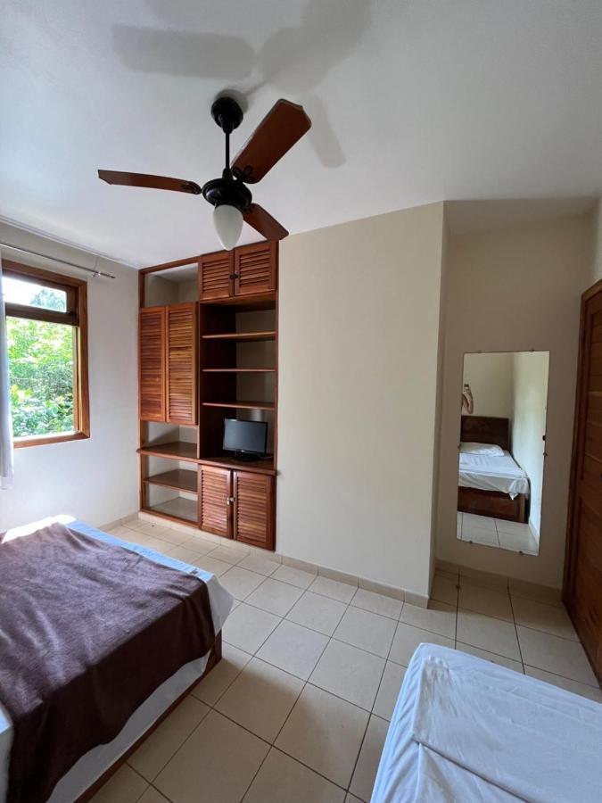De Frente Pra Praia Apartamento Da Cris Taperapua - Condominio America Praia Flat ポルトセグロ エクステリア 写真