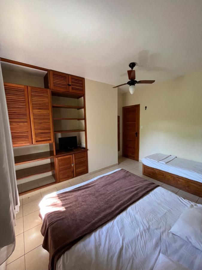 De Frente Pra Praia Apartamento Da Cris Taperapua - Condominio America Praia Flat ポルトセグロ エクステリア 写真