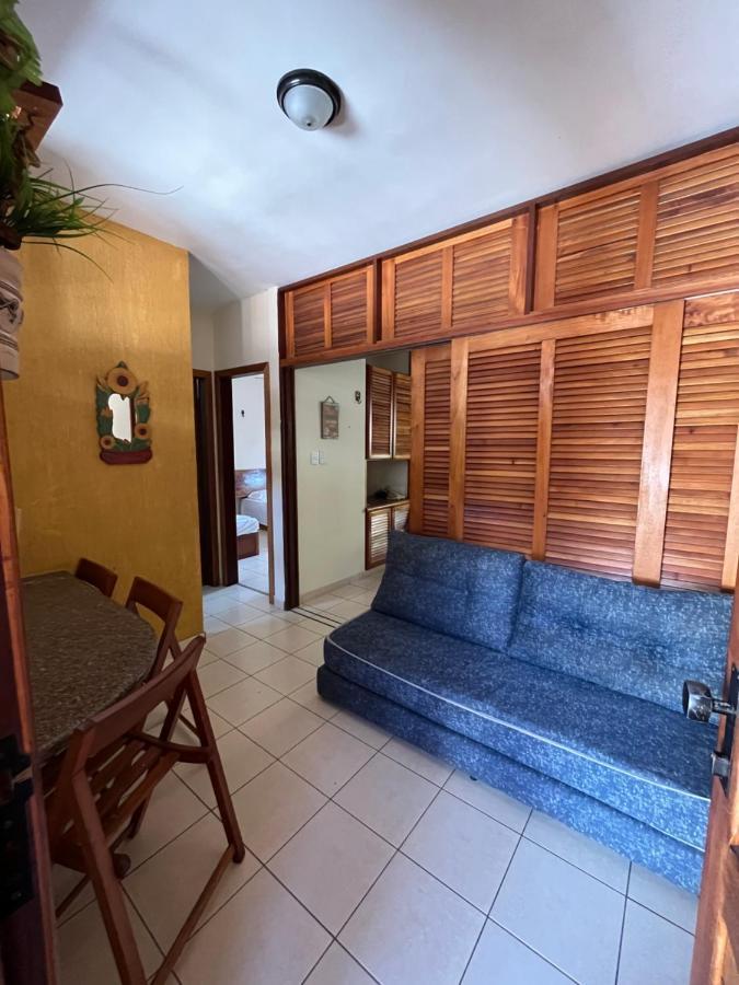 De Frente Pra Praia Apartamento Da Cris Taperapua - Condominio America Praia Flat ポルトセグロ エクステリア 写真